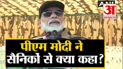 Pm narendra modi in rajouri sector loc for diwali 2019