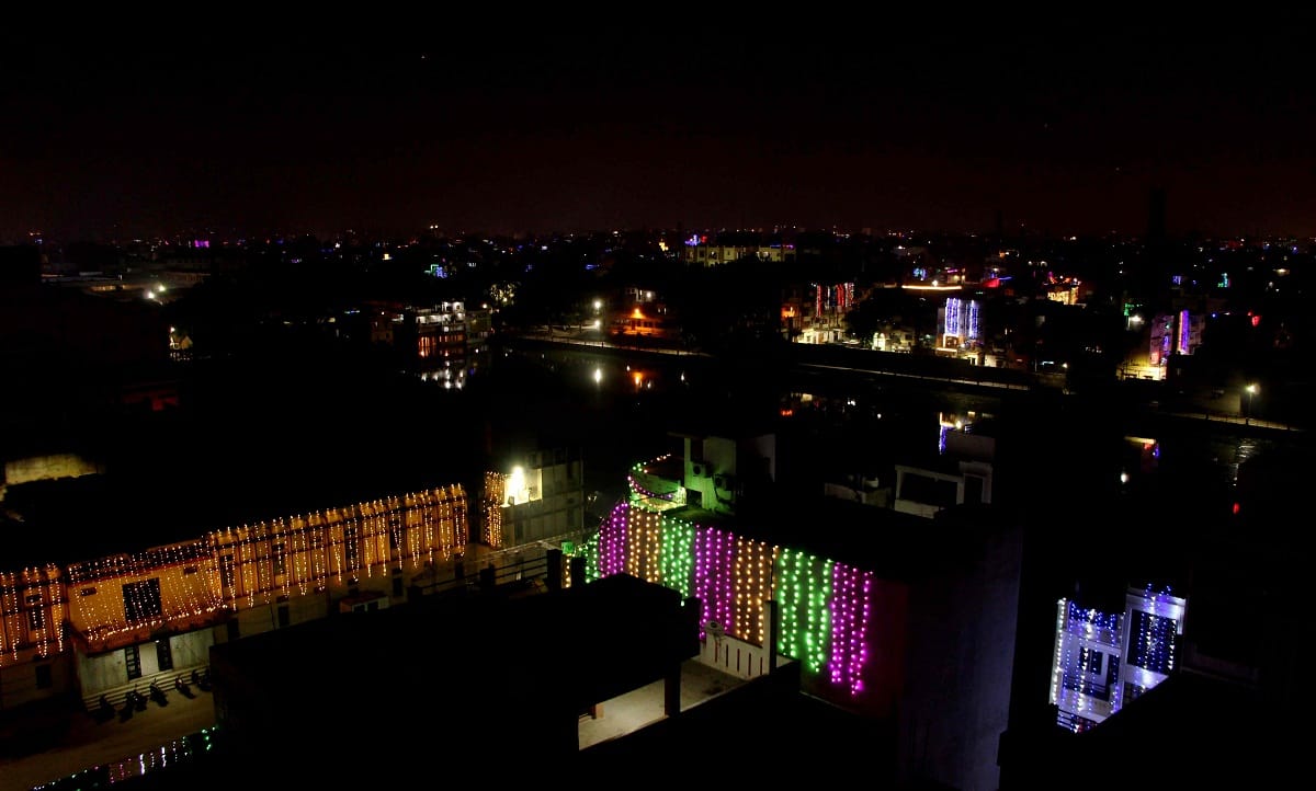 Diwali celebrate in varanasi