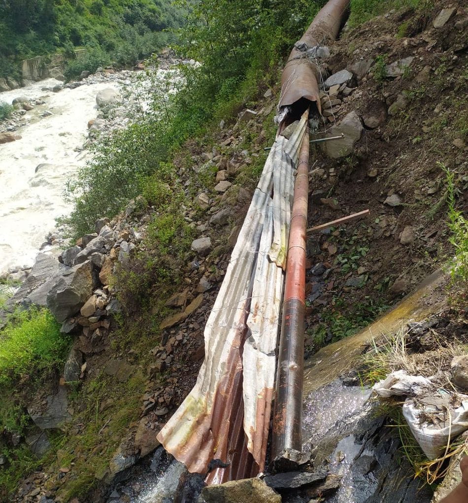 Goundar hydropower project damaged for two and a half months