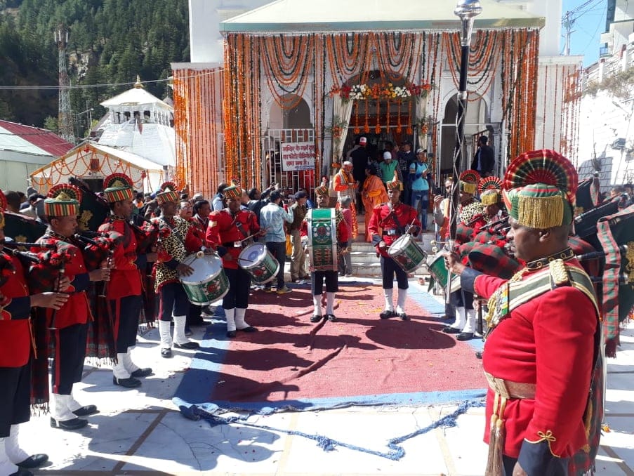 Gangotri Dham Door Closing ceremony in winter 2019 photos