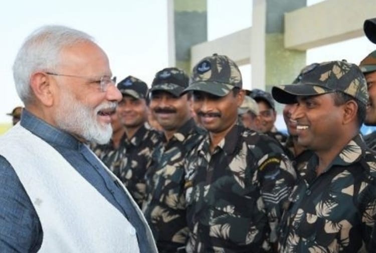 PM Modi reaches Pathankot air base