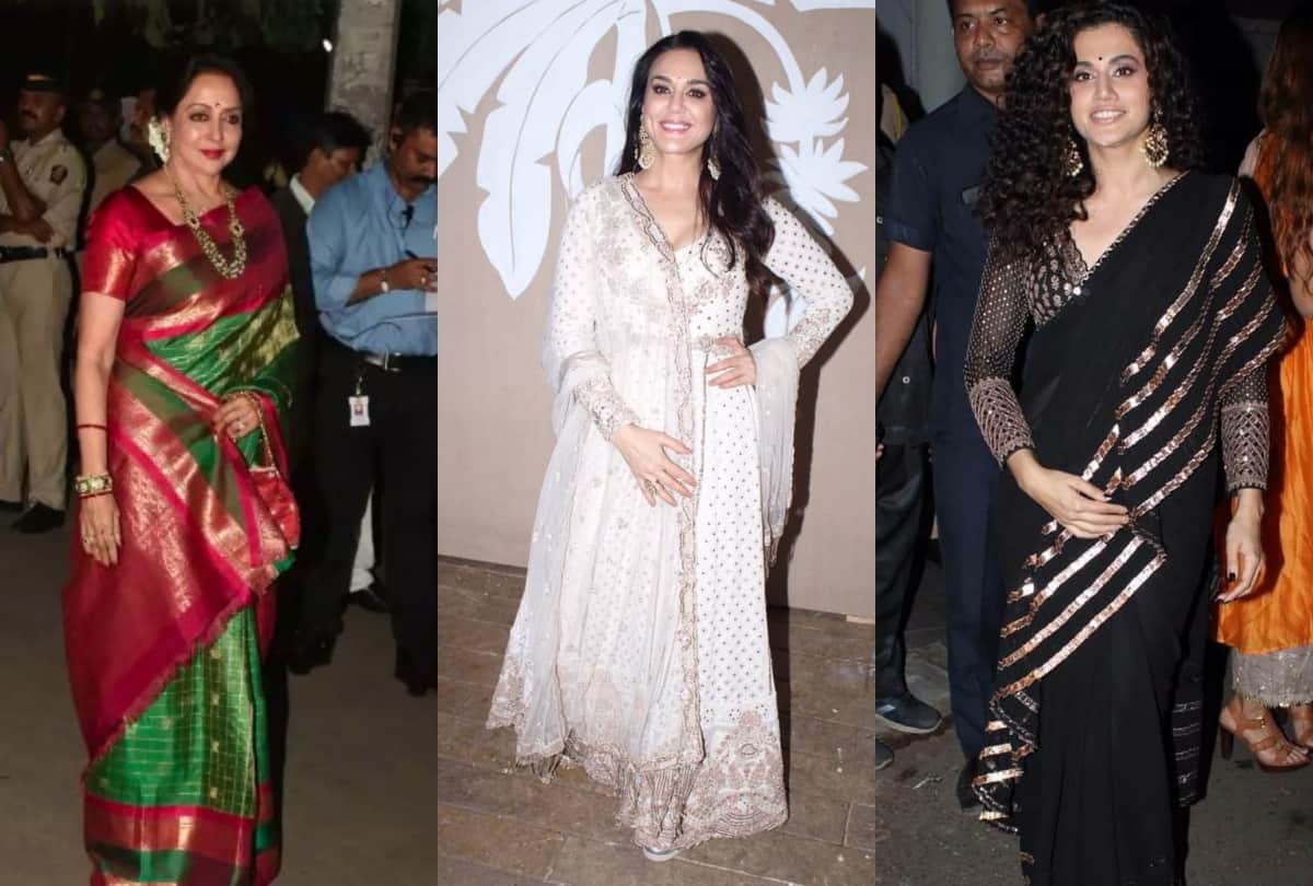 Diwali 2019 Hema Malini to Taapsee Pannu these bollywood celebs attend Amitabh Bachchan diwali party