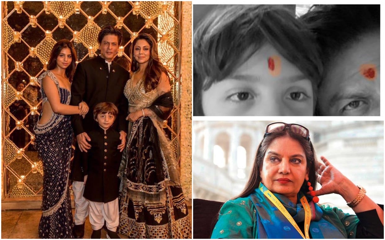 Shah Rukh Khan Gets Trolled After Wearing Tilak Shabana Azmi hits back with a befitting reply