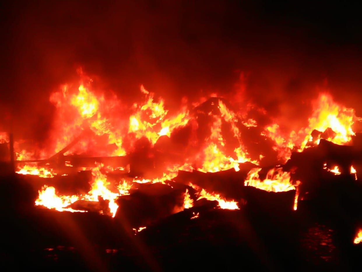 fire in lisa factory