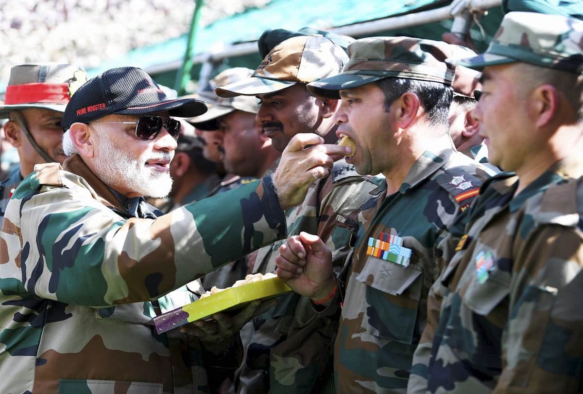 PM modi visit ladakh along with cds army chief naravane know at how many times he has given surprises