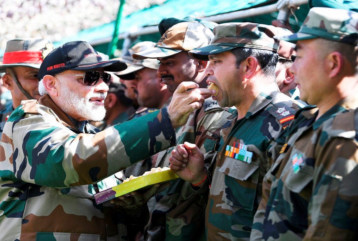 PM modi visit ladakh along with cds army chief naravane know at how many times he has given surprises