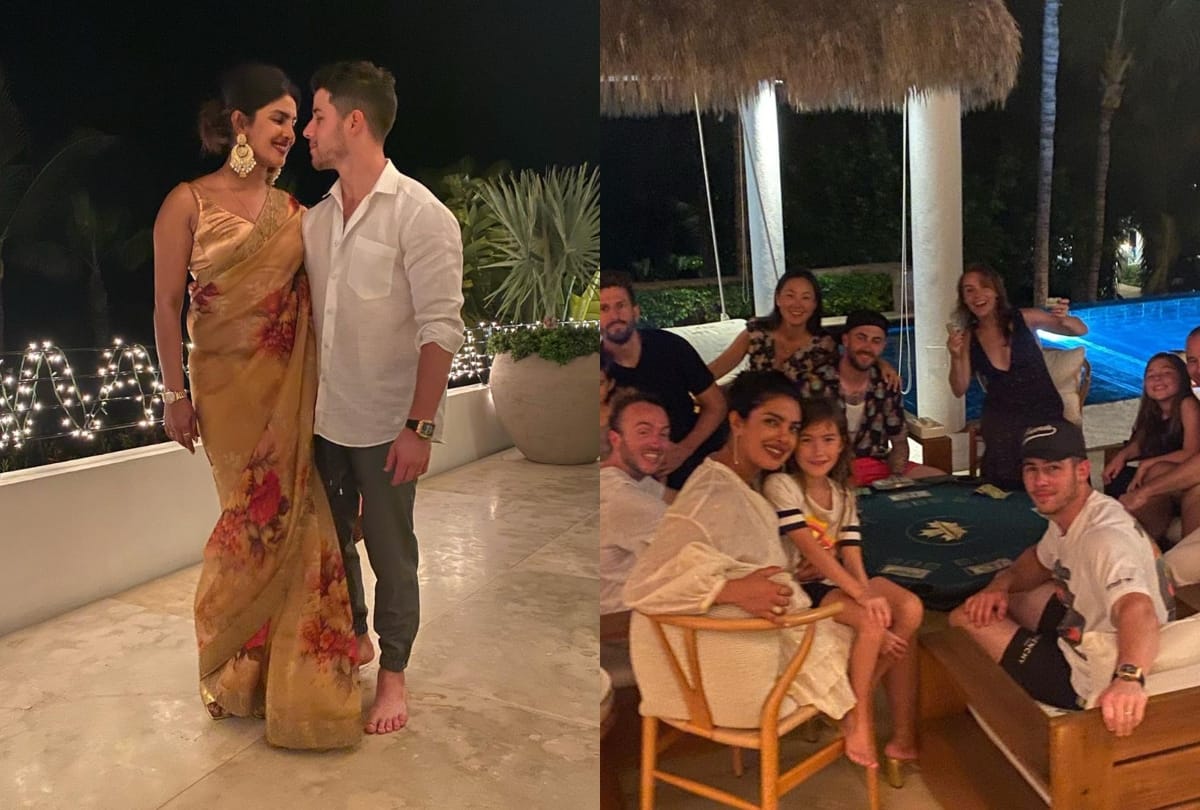 Diwali 2019 Priyanka Chopra celebrates her first diwali with Nick Jonas family after married