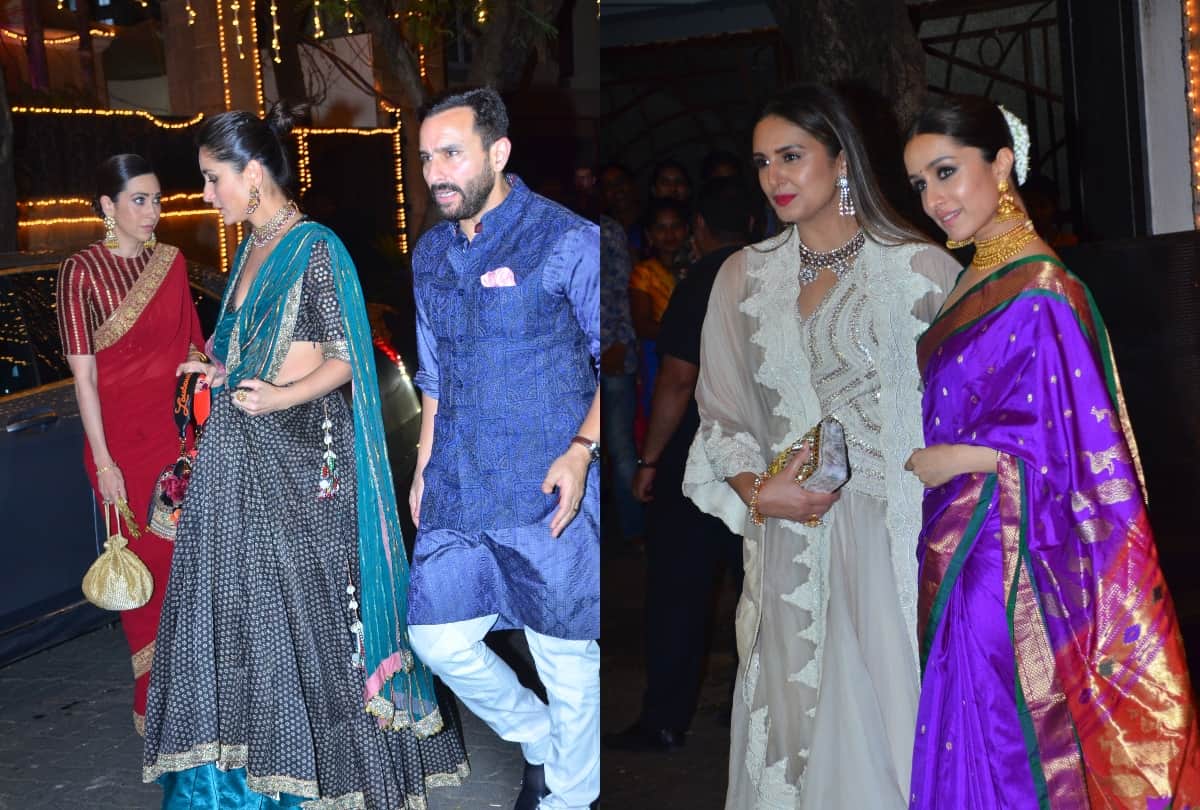 Diwali 2019 Saif Ali Khan Kareena Kapoor Anushka Sharma Virat Kohli reched Sonam Kapoor celebration