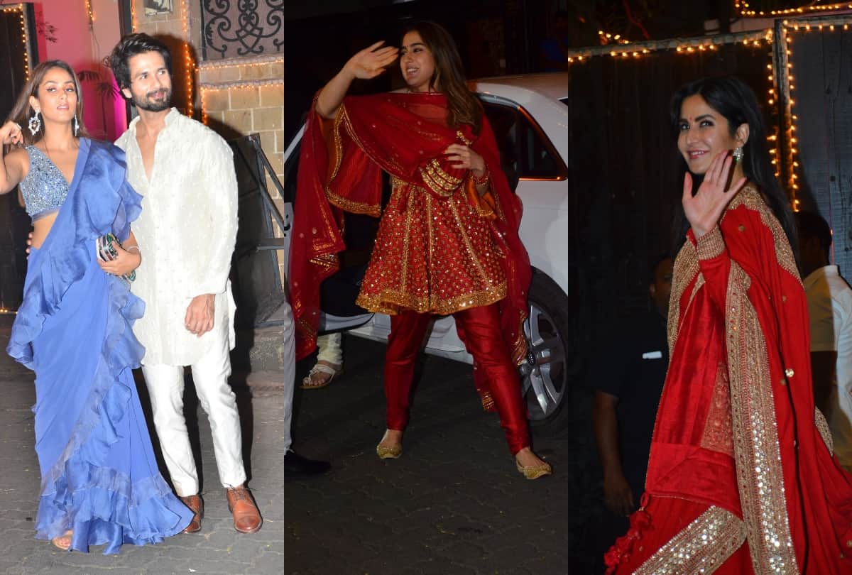 Diwali 2019 Saif Ali Khan Kareena Kapoor Anushka Sharma Virat Kohli reched Sonam Kapoor celebration