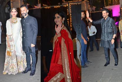 Diwali 2019 Saif Ali Khan Kareena Kapoor Anushka Sharma Virat Kohli reched Sonam Kapoor celebration
