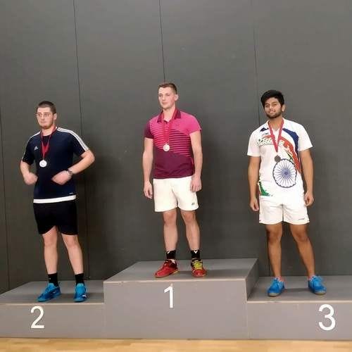 Anant waved in international badminton tournament