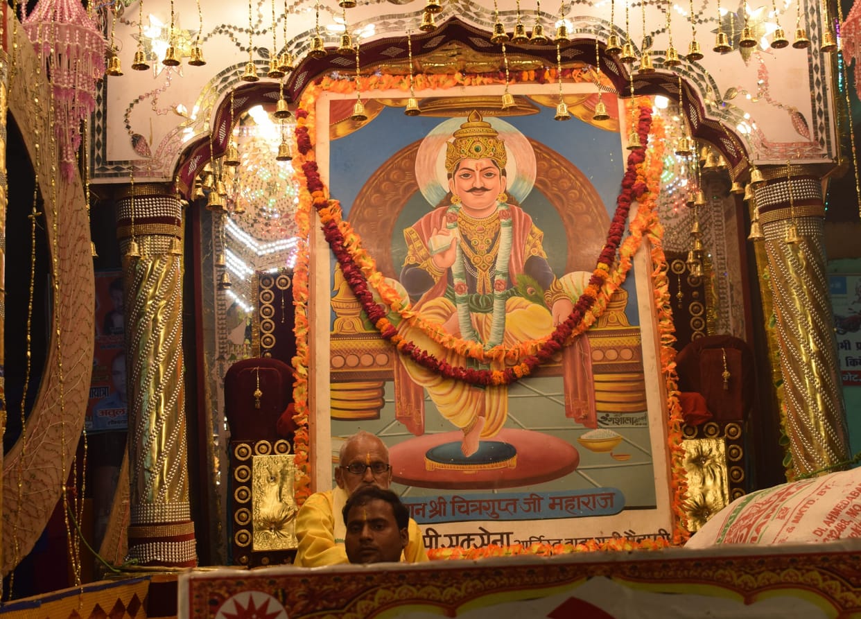 chitragupta, religious raily, cultural