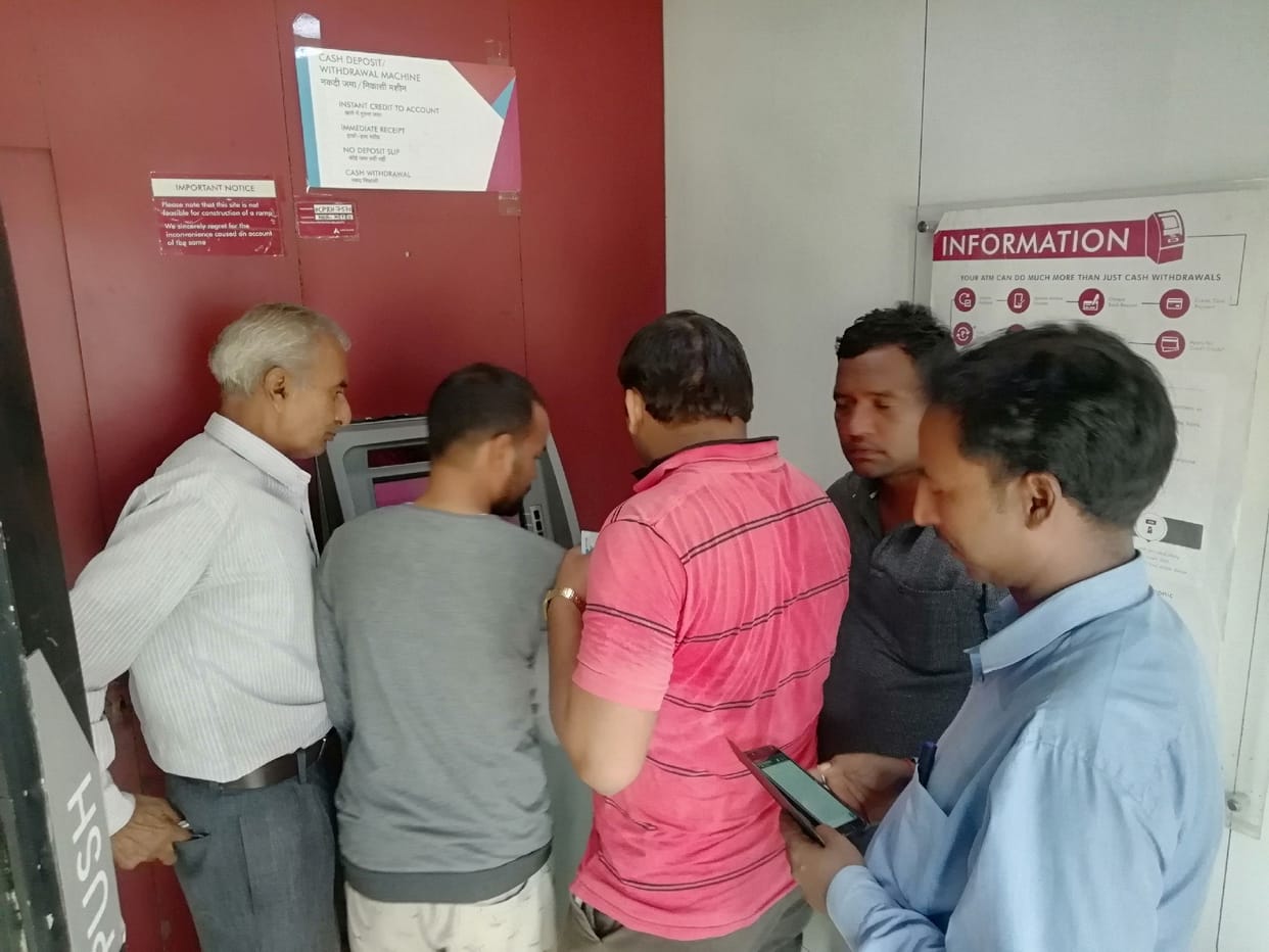 ATM busted on festival, consumer upset