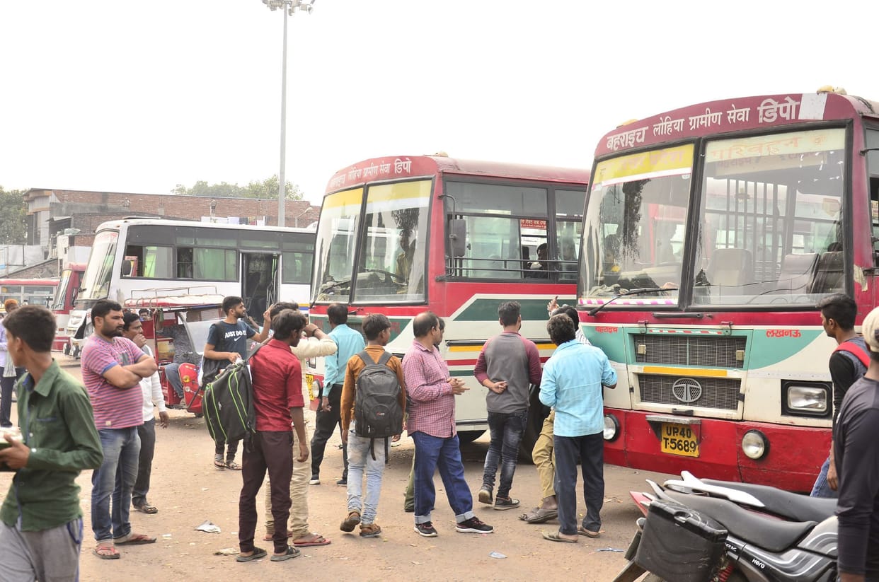 Shortage of roadways buses, travelers wandering