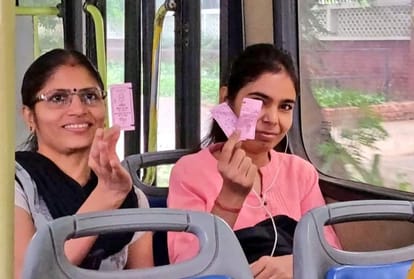 women likes free travel in dtc buses save milion rupees in last ten days