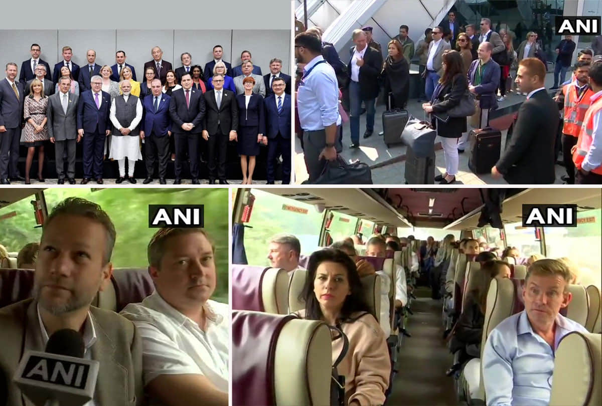 European Union Team reaches Srinagar Kashmir, meeting with army officials