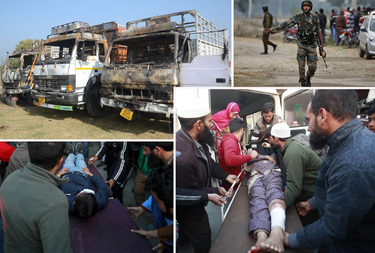 cctv footage of sopore grenade attack, photos and videos of grenade attack kashmir