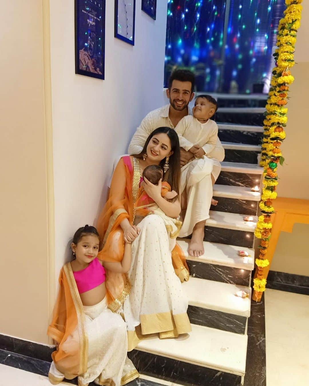 Diwali 2019 Photos of malaika arora Hina Khan Sushmita Sen Jay Bhanushali Shweta Tiwari