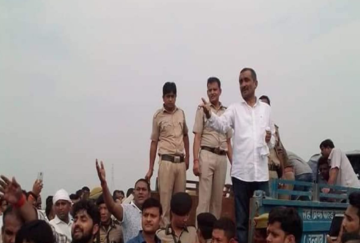 Rape accused MLA Kuldeep Sengar attends brother’s funeral in Unnao