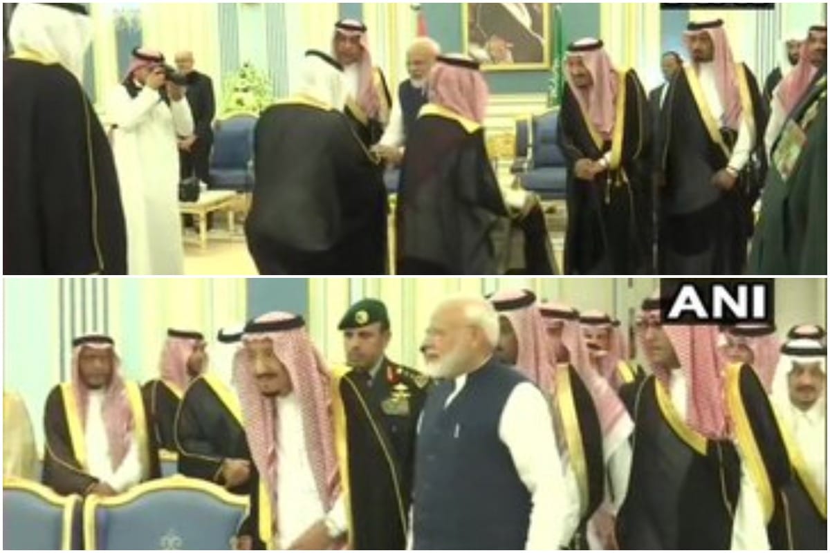 PM Narendra Modi met saudi arabia king salman and King Abdullah II of Jordan in Riyadh