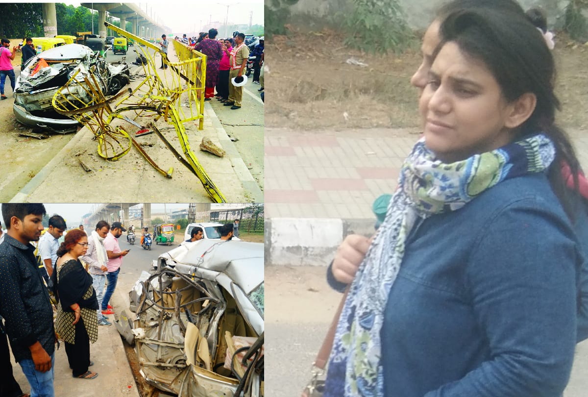 two died in Road Accident On Highway of Diwali Night in faridabad