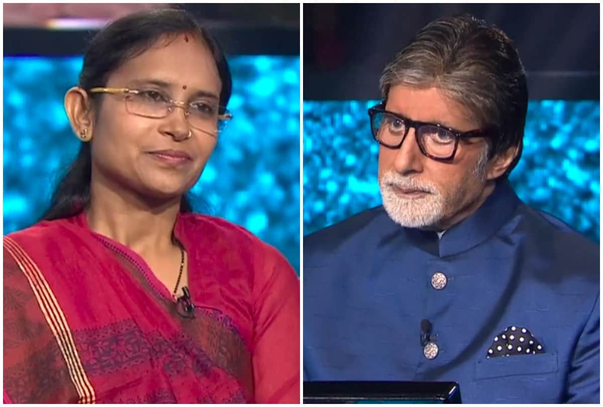 kbc 11 amitabh bachchan show teacher beenaben won 1.60 lakh