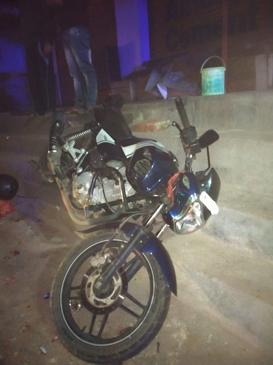 man injured in an accident