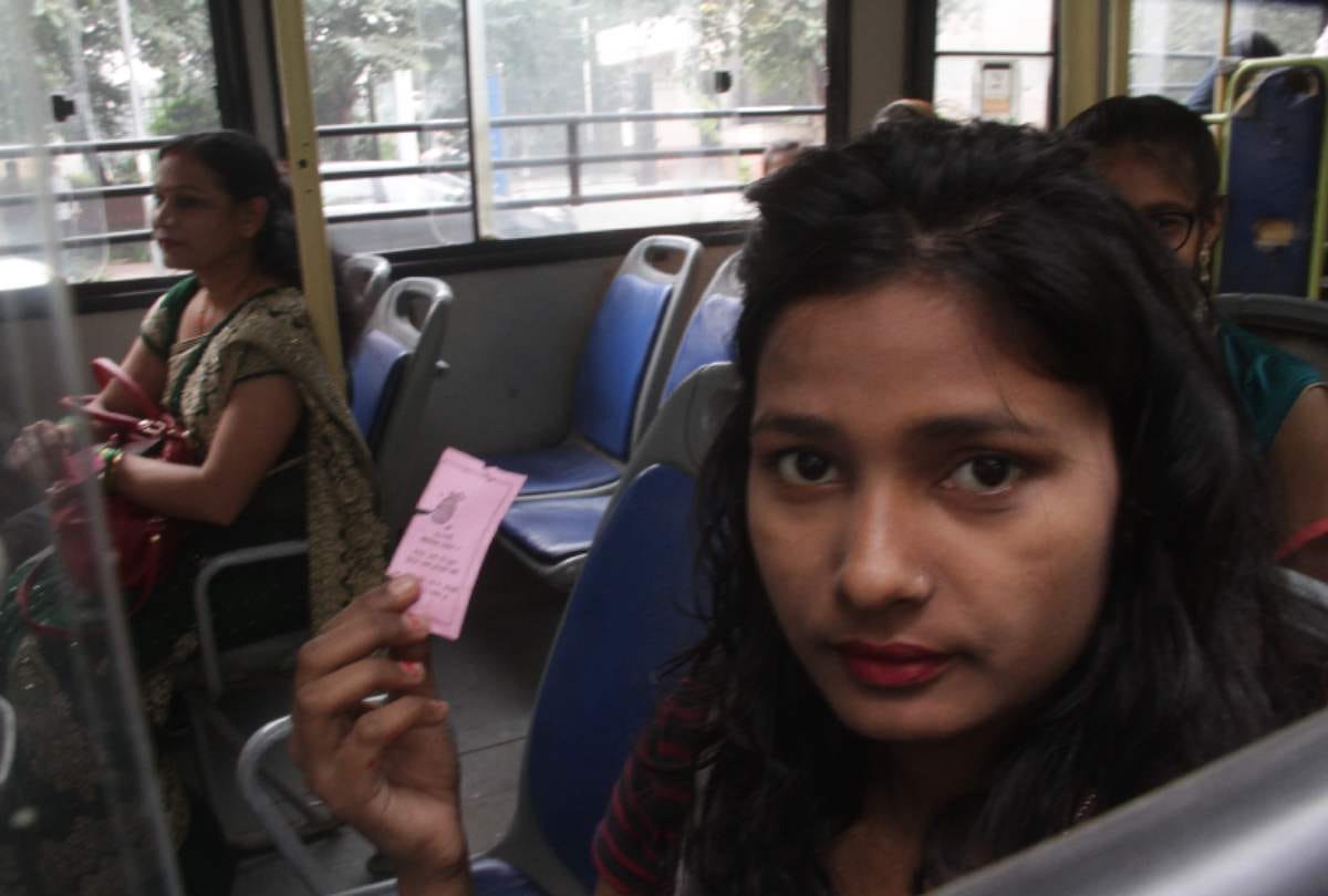 delhi free dtc bus for ladies are happy but asking if travel is free why pink pass other question