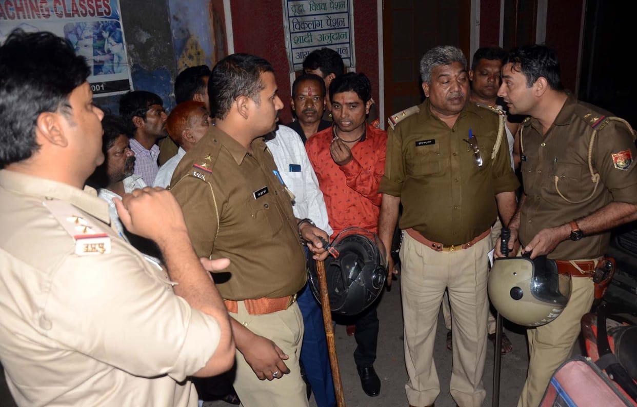 Firing and stone throwing in Chandaniya and Sarai man singh on Bhaidooj.