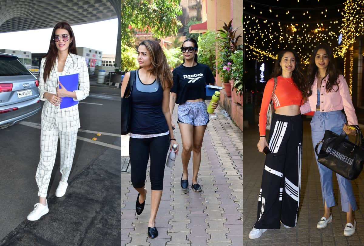 Disha Patani Sunny Leone Tara Sutaria Janhvi Kapoor Kriti Kharbanda Kareena Kapoor spotted in mumbai