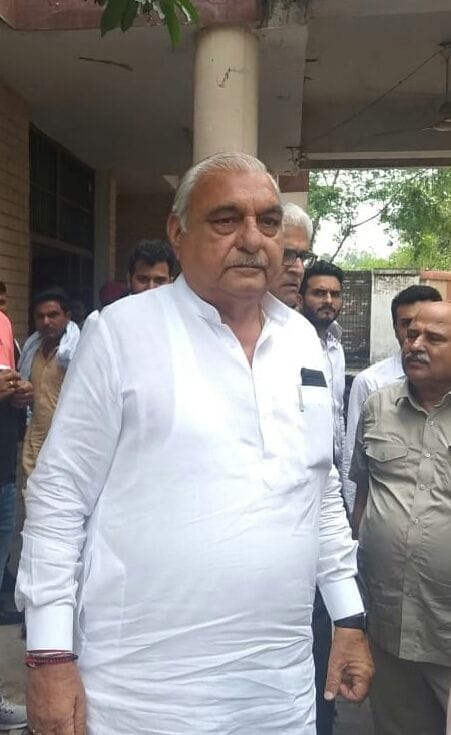 Hooda appeared in court in the AJL plot allocation case