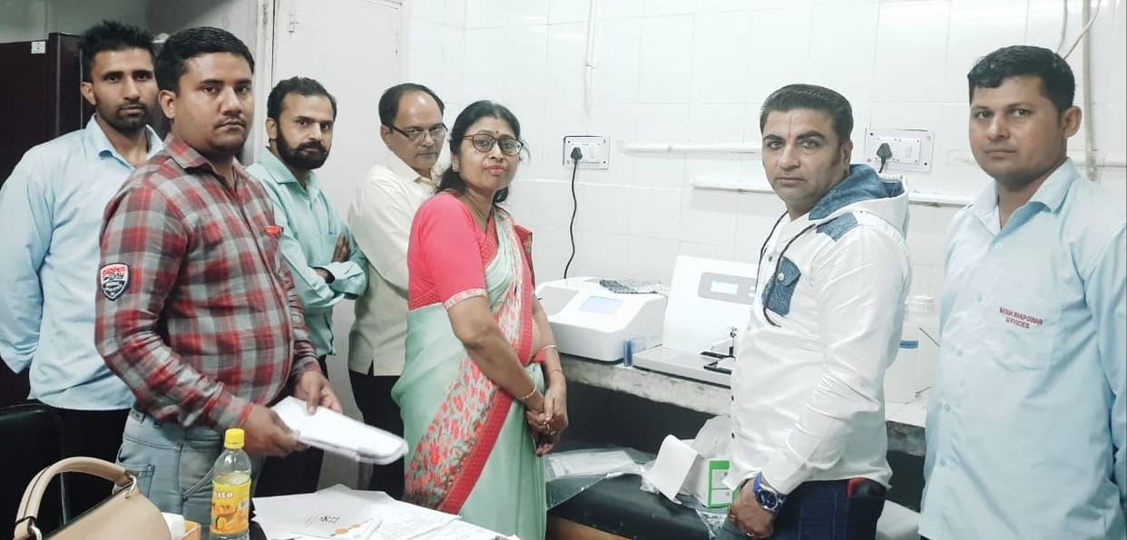 civil hospital gets alice reader and washer matchine