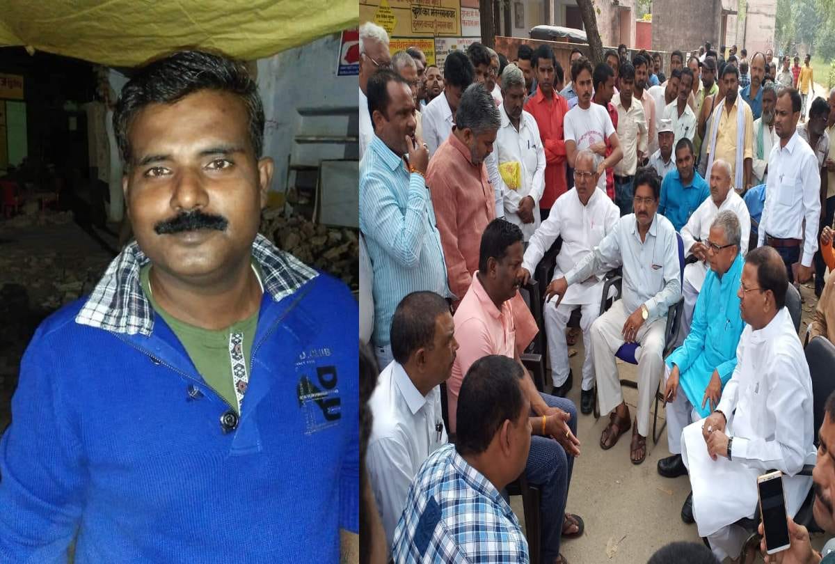 UP maharajganj sadar mla jaimangal kanaujia nephew bharat died in road accident
