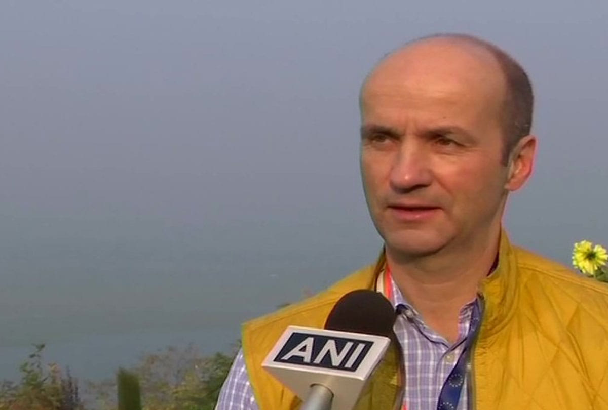 Nicolaus Fest, European Union MP, in Srinagar on his visit to Jammu and Kashmir