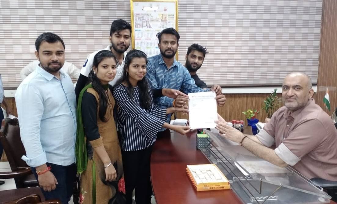 Memorandum submitted to DC in the name of CM to demand restoring student union elections