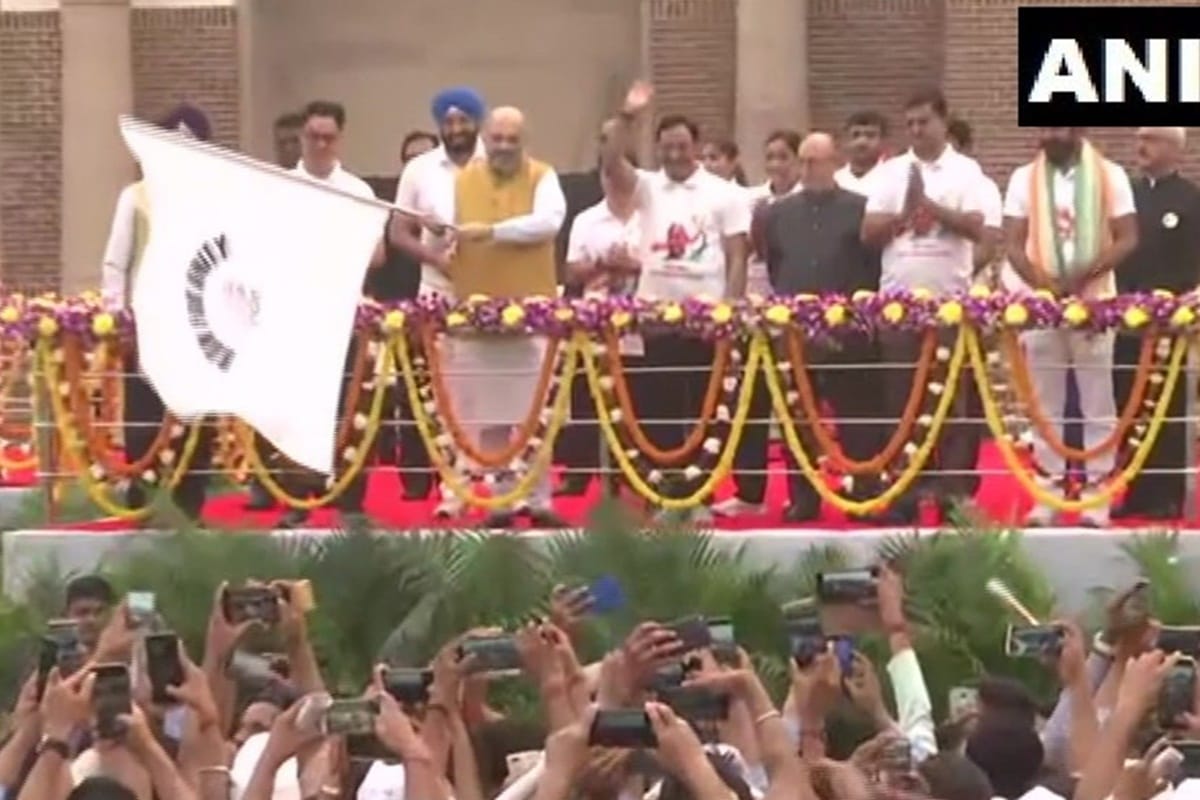 Rashtriya Ekta Diwas Amit Shah flags off Run For Unity