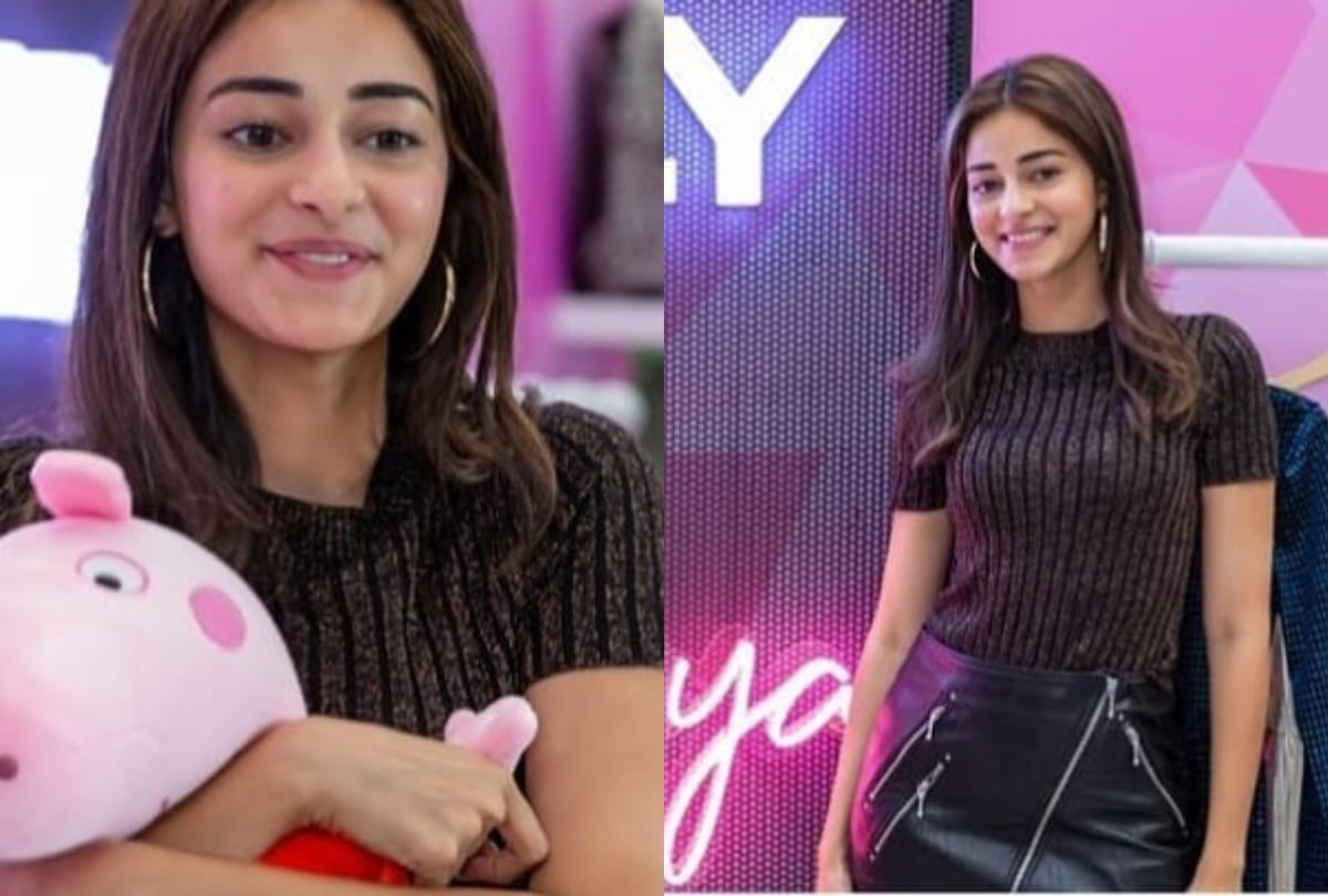 ananya pandey birthday look casual denim with media