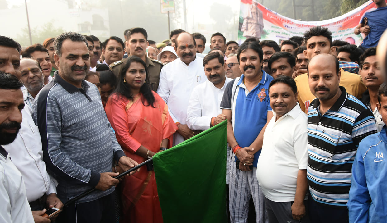 Citizens ran with passion for the unity of the country