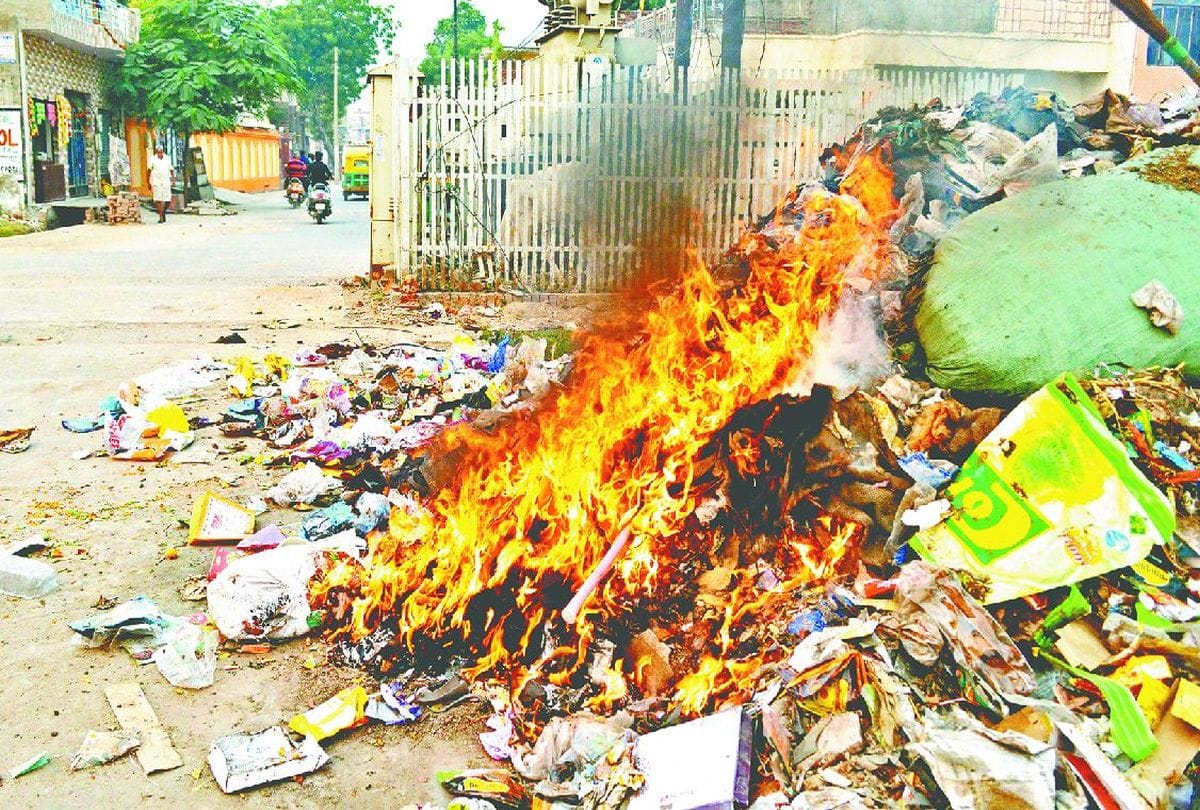 strict action will be taken for burn garbage in agra