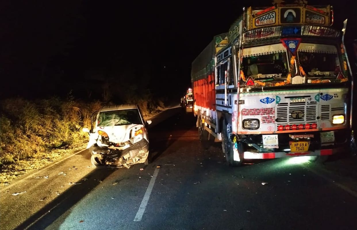 car-truck accident. one died