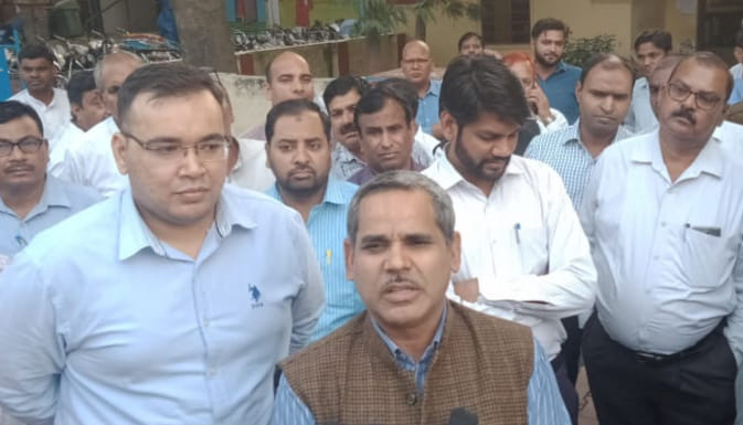 Chief Secretary found staff absent in inspection, expressed displeasure