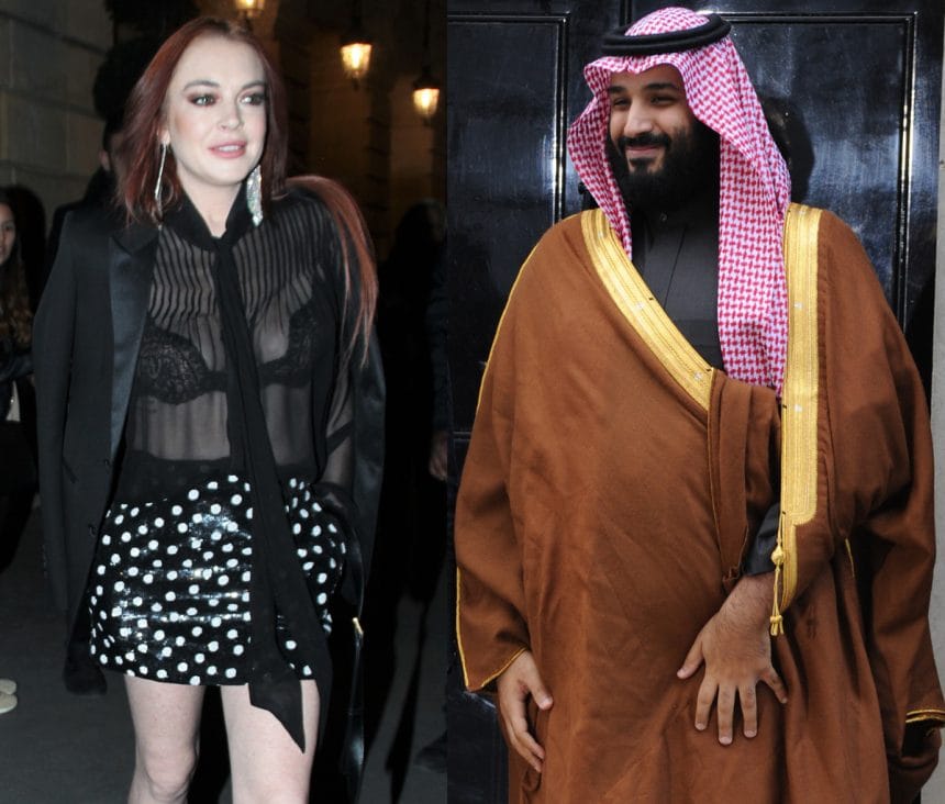 Lindsay Lohan father reaction on her date with Mohammad Bin Salman Al Saud