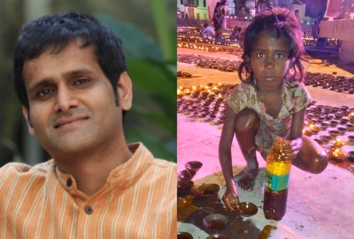 bollywood writer Manoj Yadav shared a girl photo after Ayodhya deepotsav
