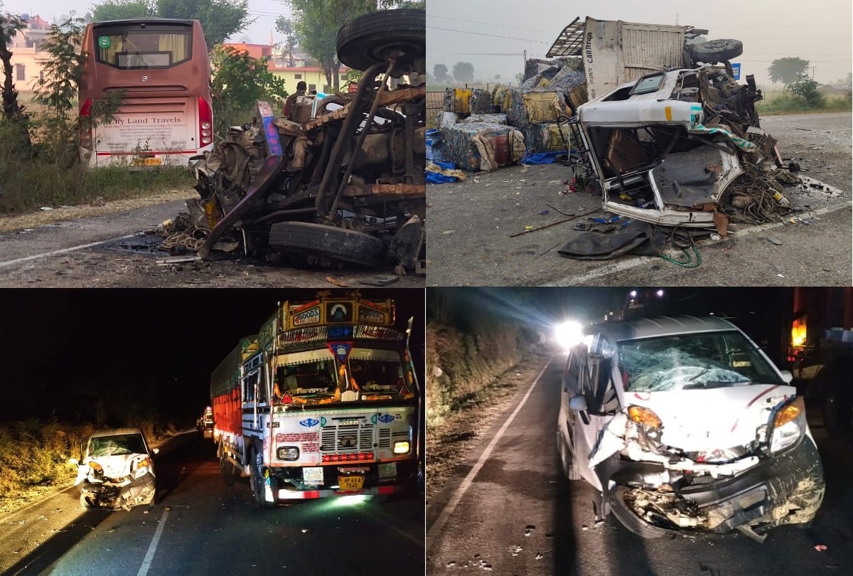 accident in mandi and una one killed seven injured