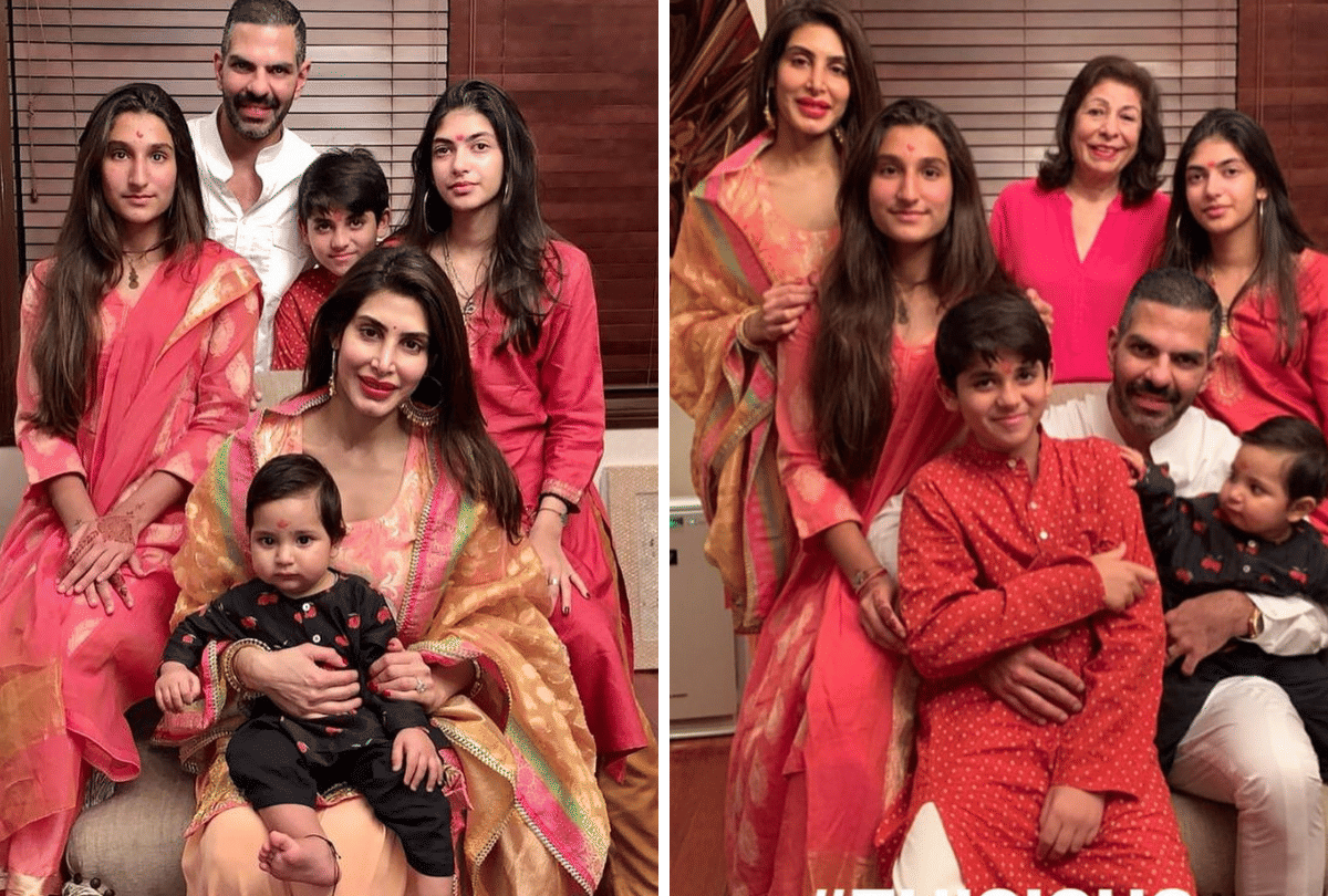 karishma kapoor children celebrate with sanjay kapur and step mother priya sachdev