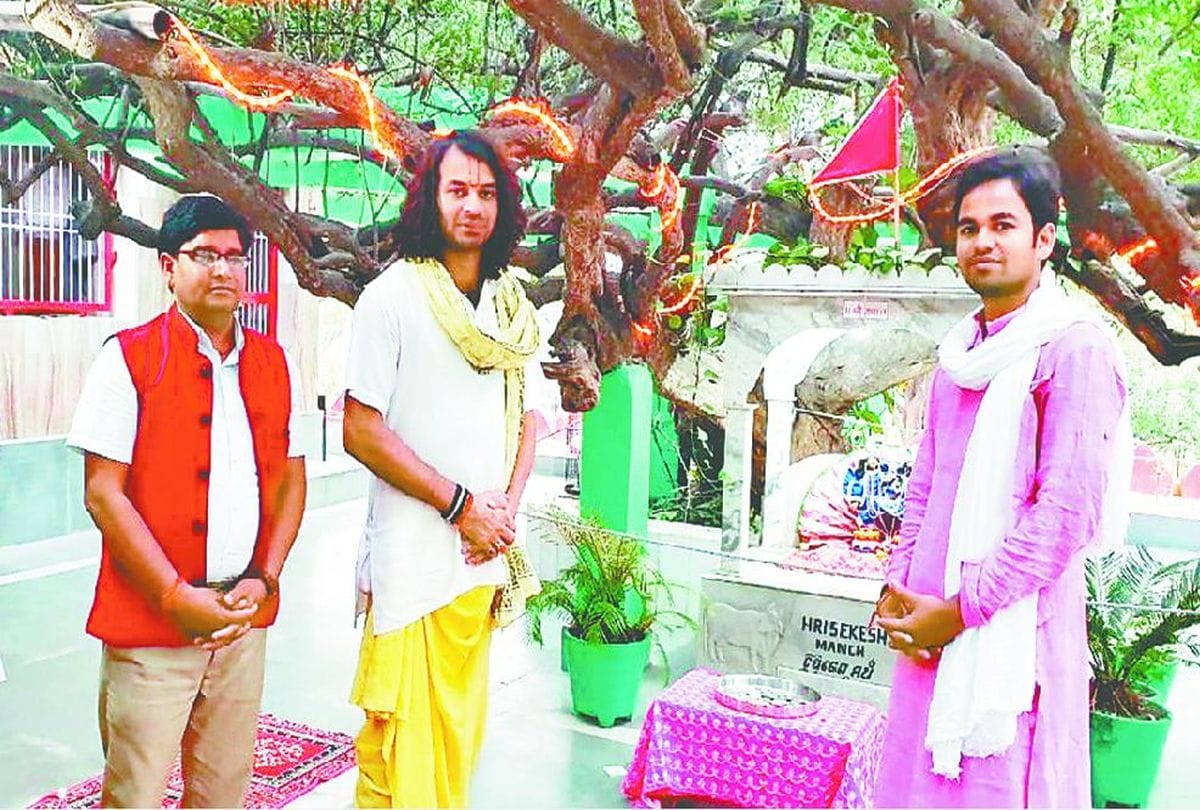 Tejpratap yadav Visits Baldev Dauji Maharaj Mathura