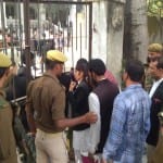 कोर्ट परिसर में कड़ी सुरक्षा