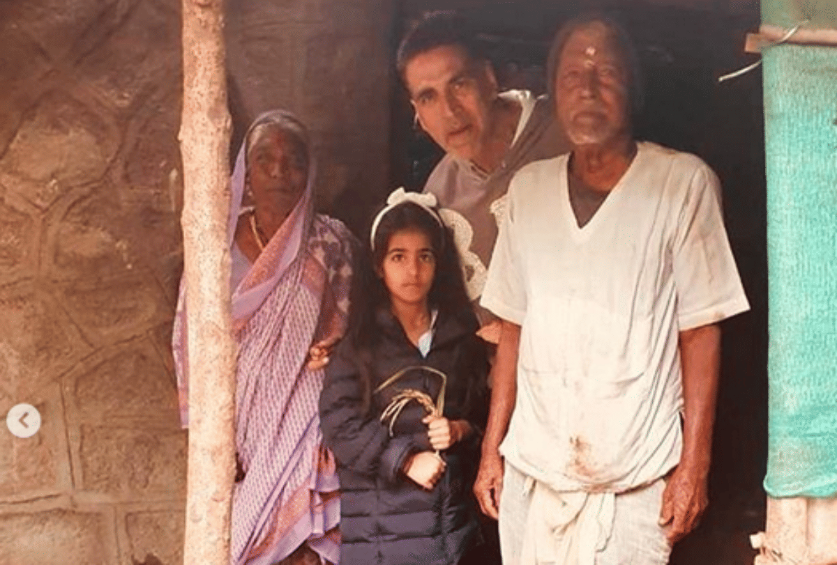 akshay kumar morning walk with daughter nitara