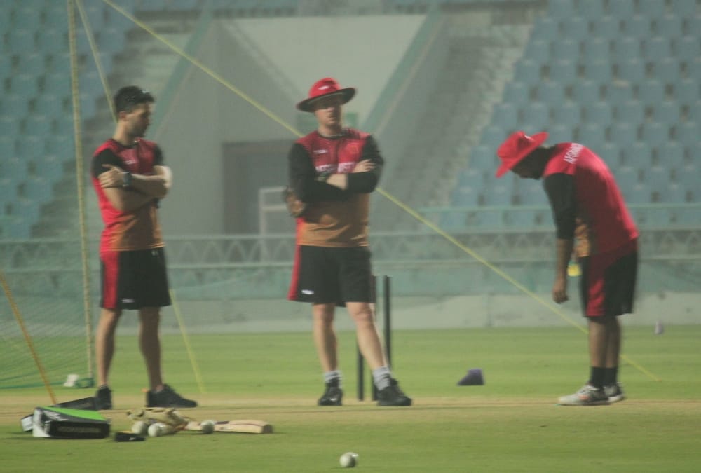 west indies team practice in ekana Cricket Stadium