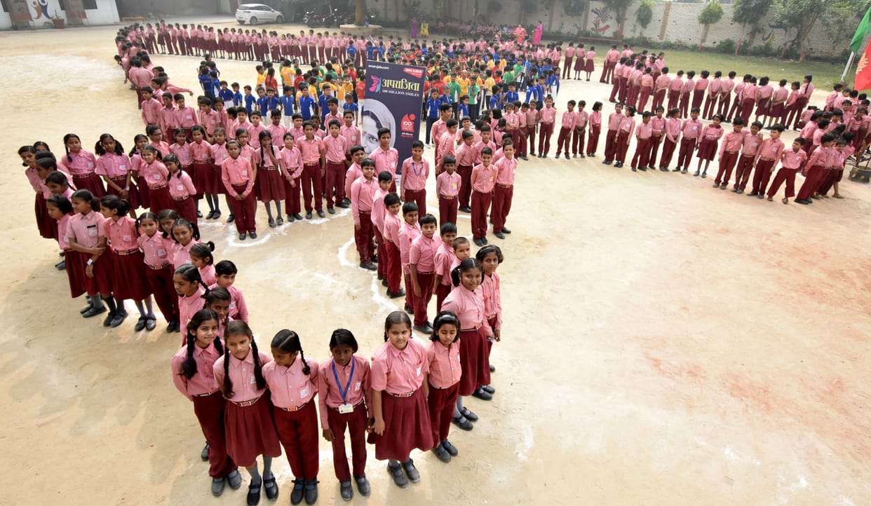 Aparajita: A human series made as a map of India